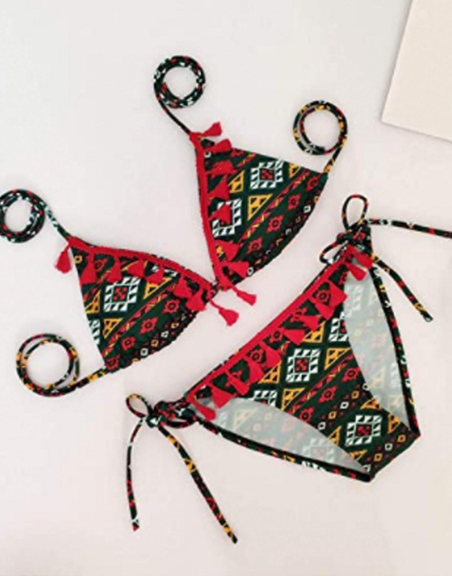 Bikini triangle ethnique push-up Lilly