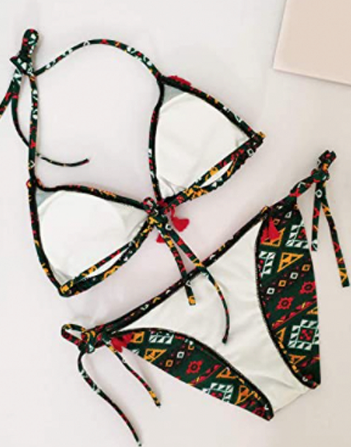 Bikini triangle ethnique push-up Lilly