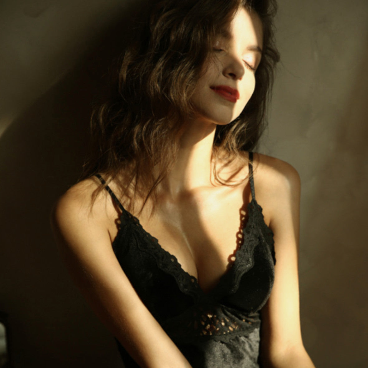 Body lingerie en velours Carla