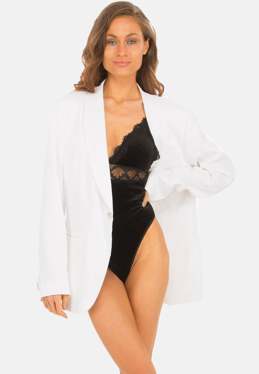 Body lingerie en velours Carla