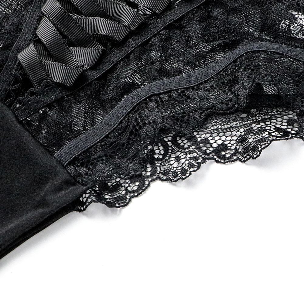 Lingerie Culotte Taille Haute Dentelle Stella