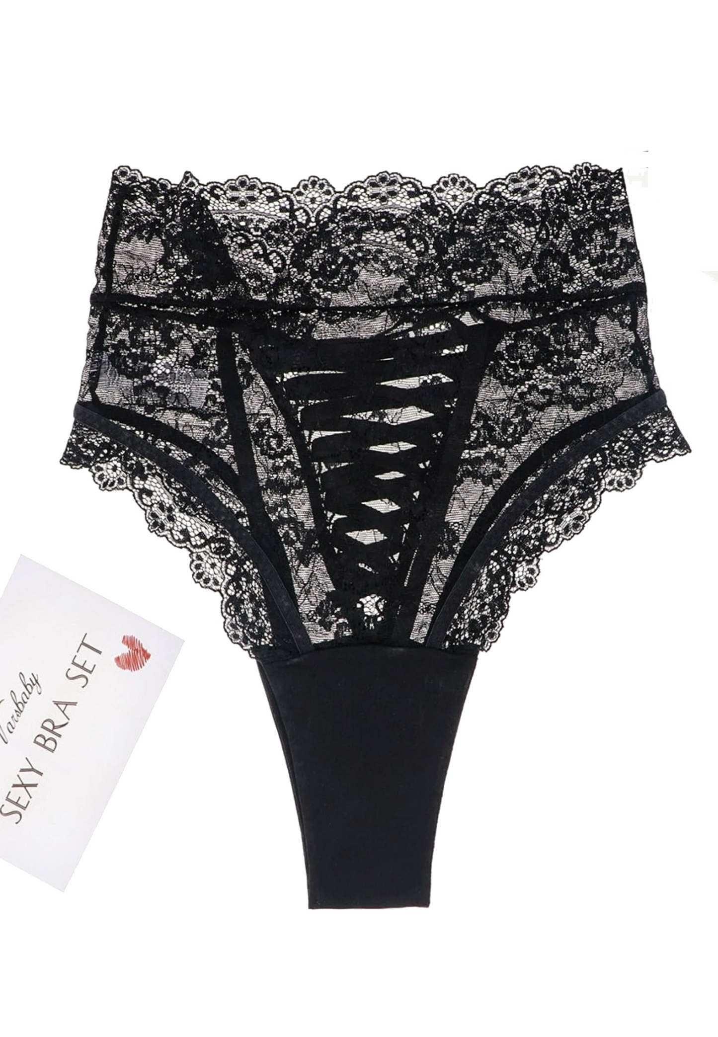 Lingerie Culotte Taille Haute Dentelle Stella